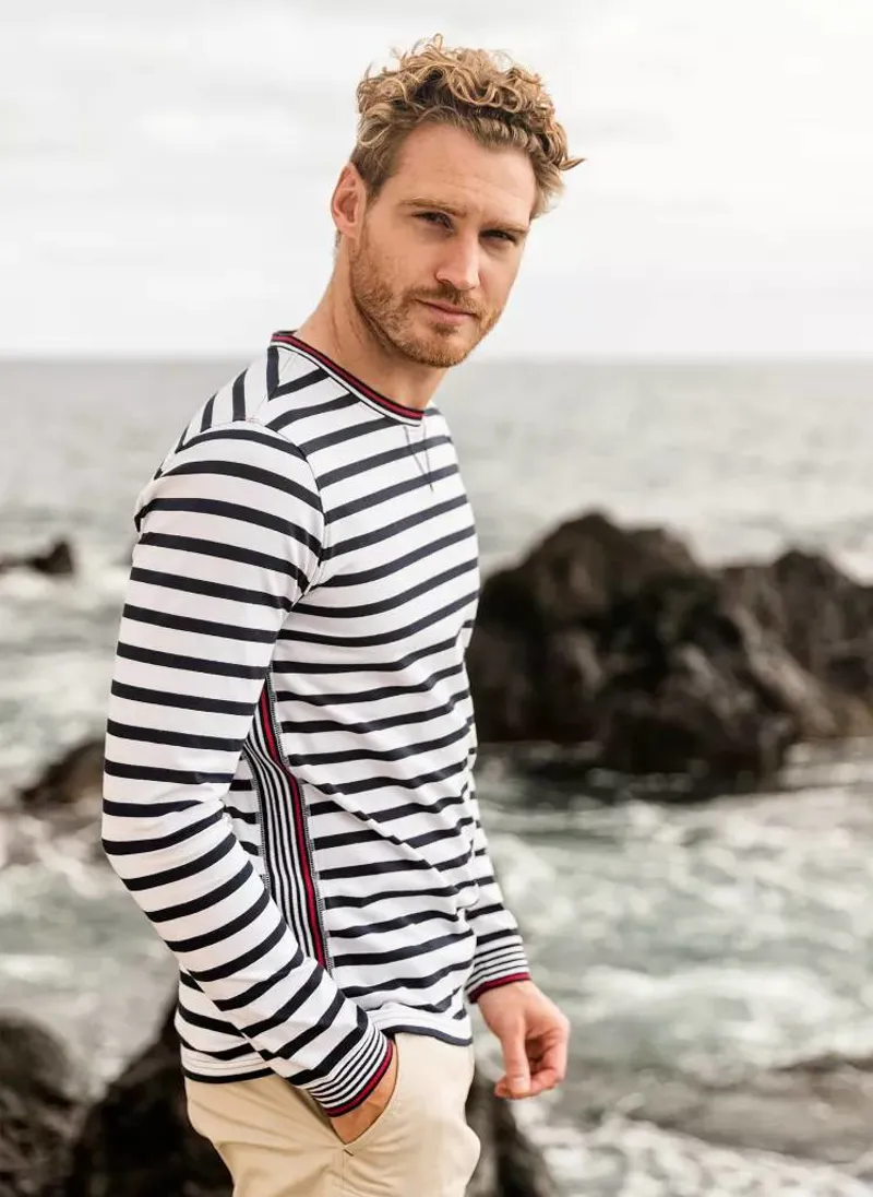 Pelle P Classic Stripe Long Sleave Tshirt-1